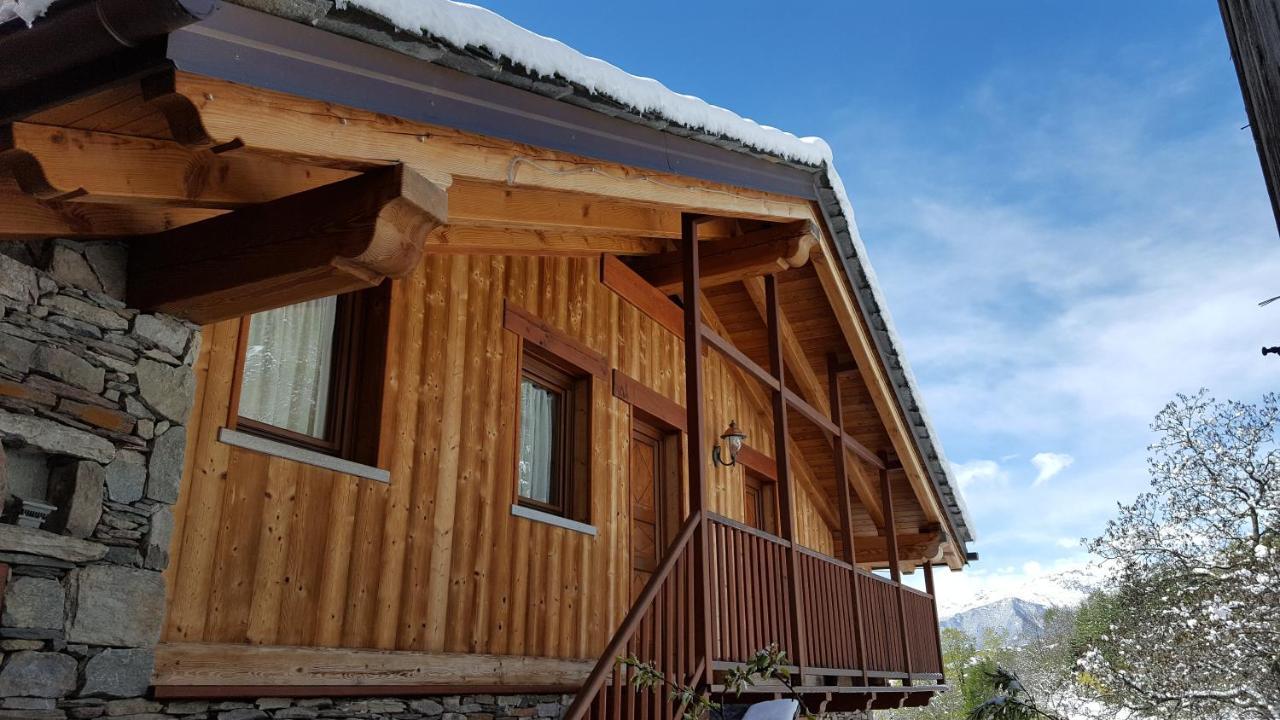 Eco Chalet Maison Dominique Challand-Saint-Anselme Exterior foto